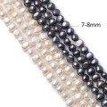 Craft Black Freshwater Pearl Beads for Jewelry Making