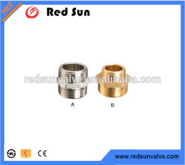HR7040 factory manufacture forged brass water ppr/pvc pipe nipple plumbing fittings