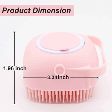 Pet Dog Bath Brush Soft Silicone Dog Brush