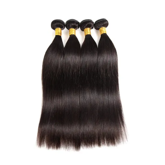 Manufacturers No Tangle No Shed Straight Remy Human Hair Bundles 100% Raw Virgin Brazilian Human Hair Weave Bundles