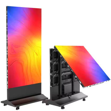 Indoor High-Definition LED Floor-Standing Mobile Advertising Screen
