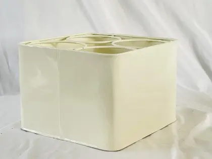 Blue square sticker toolbox