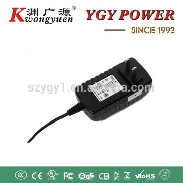 220v to 12v plug adaptor 12v1.5a wall adaptor with CCC certification