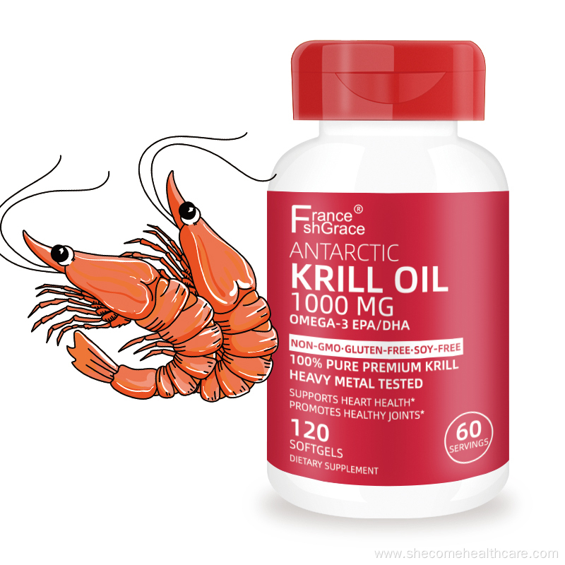 Omega Krill Oil Reduce Arthritis organic Omega3 softgels