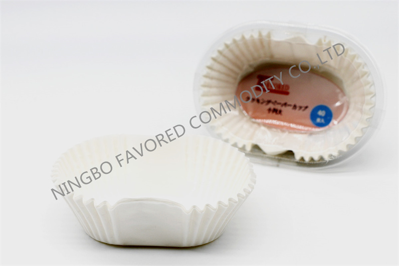 Large size oval silicone paper cup liner