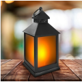 Lanterna LED com óptica de chama tremeluzente, enforcamento flexível