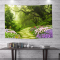 3D Green shade dustproof tapestry