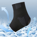 Adjustable breathable compression ankle support brace