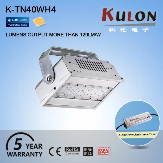 Professional Lens design Rectangular 40w IP66 led tunnel light
