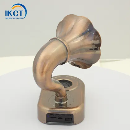 Retro 3D Speaker - Gramophone Mini Card USB Radio for Computers and Mobile Phones