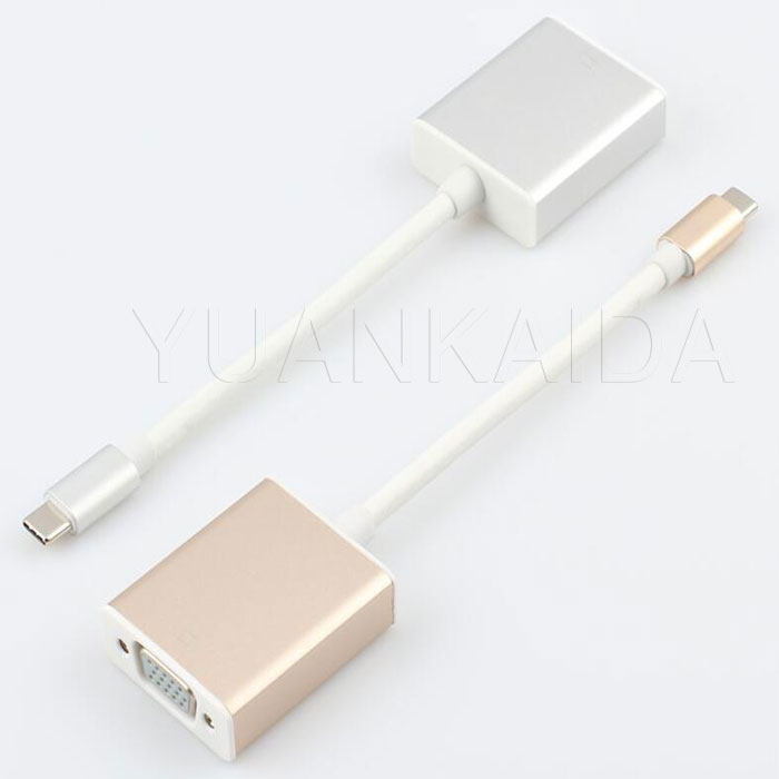 USB Type C to VGA Adapter Cable