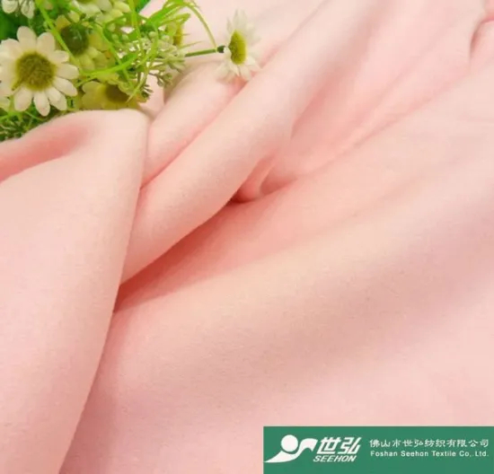 home wear fabric, polar terry, 100% polyester