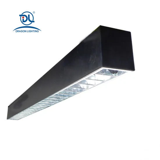 Black Color Dimmable 40W LED Linear Suspension Light