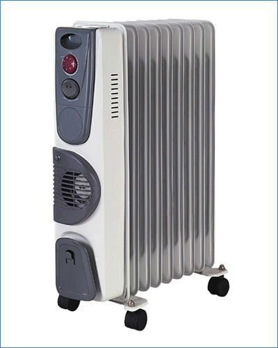 oil filled radiator heater with fan