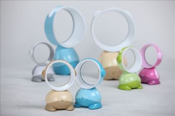 Safe Portable Portable Bladeless Fan Of 5 Inch Round Head