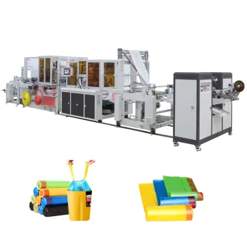 Interleaved Draw Tape Bag On Roll Making Machine for Machinery Production