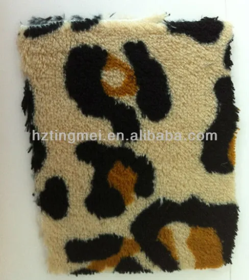 Custom Printed Fleece Fabric For Blanket or Bathrobe