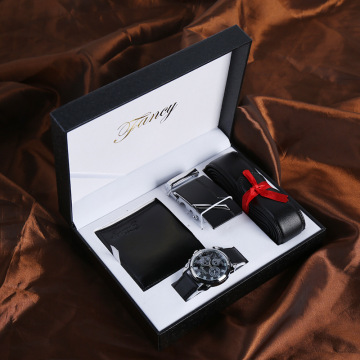 Designer Watch Sets with Leather Automatic Belt and Buckle Wallet: Exclusive Men's Gift Collection