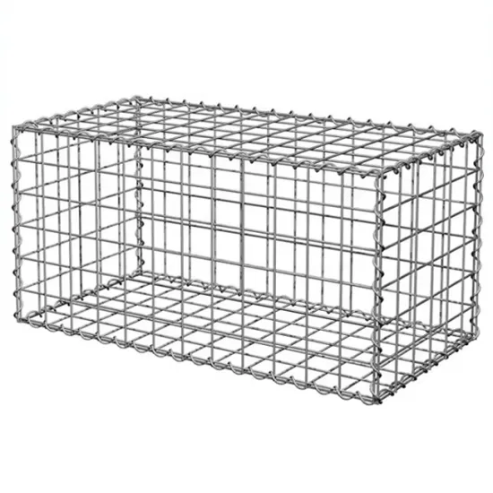 Galvanised Glass Stone Cage Wall Gabion Baskets - 2x1x1m Square Hole - Factory Prices for Sale