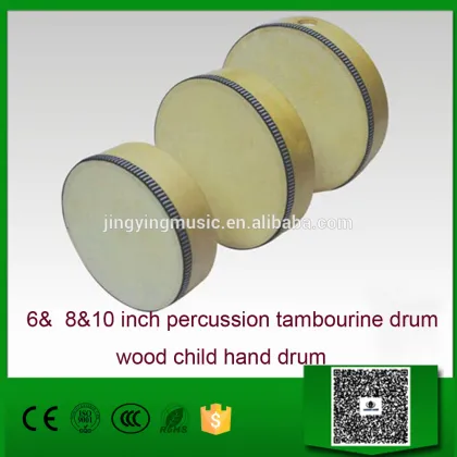 wholesale percussion tambourine drum wood child hand drum