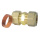 Compression Brass Straight Coupling Socket