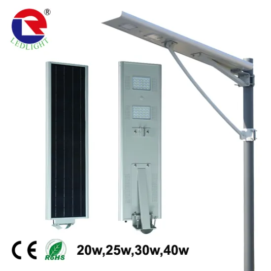 Bridgelux chip led panel lights 30w all in one solar integrated led lights