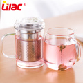 Tasse de verre lilas s118 / s117