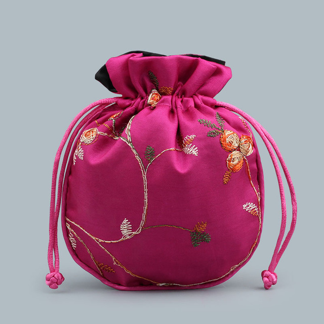 Satin Bag rose color