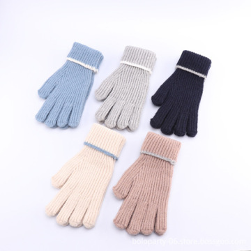 Wholesale Custom-Made Cute Wool Knitted Gloves for Men and Women