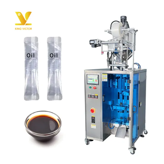 Full Automatic Round Corner Bag Type Liquid Packing Machine for Soy Sauce Stick Sachet Packaging