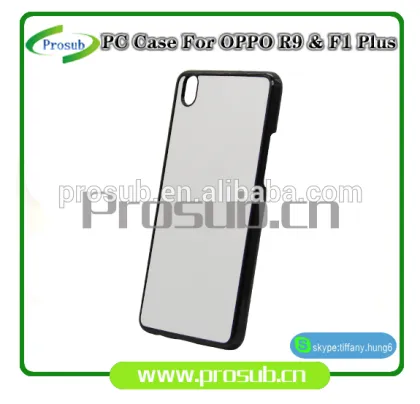 sublimation heat transfer PC plastic blank diy cell phone case cover skin for Prosub-OPPO R9
