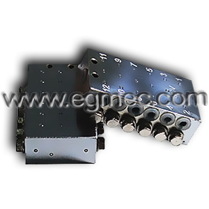 Pelinciran modular pengedar progresif blok