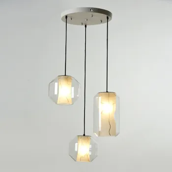 Personalized Postmodern Glass Pendant Light for Bar, Coffee Shop & Art Decor