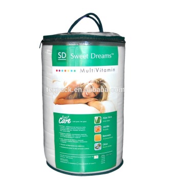Carrier cylinder plastic packaging rope handles on top with insert