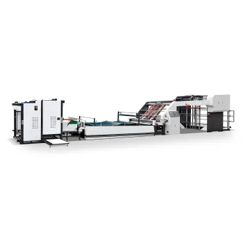 High Speed Cardboard Corrugated Carton Laminating Machine with Paper Stacking (GK-1450HS/1650HS)