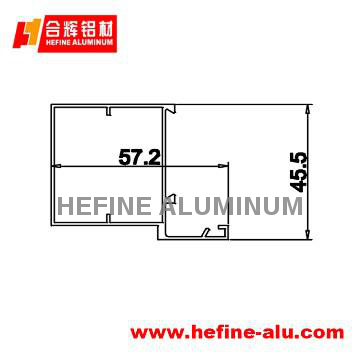 Aluminum window frame