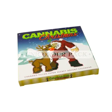 Cardboard Packaging Box 24 drawers CBD Advent Calendar