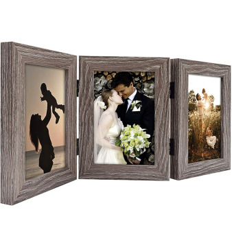 Vintage Hinged Table Desk Top Picture Photo Frame
