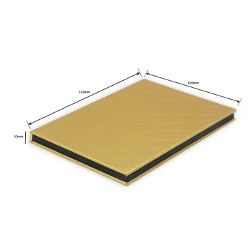 High sale cosmetic box gold empty eyeshadow palette