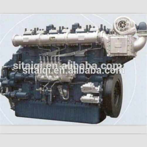 Easy maintenance Yuchai YC6CA1400L-C20 Marine diesel engine with 1400hp easy maintenance