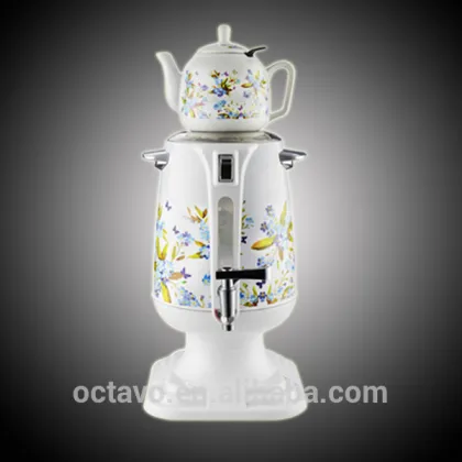 2016 Electric samovar with ceramic tea pot/ tea pot samovar