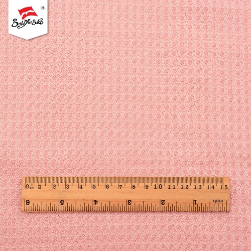 Slub Thermal Waffle Knit Rayon Spandex Jersey Fabrics