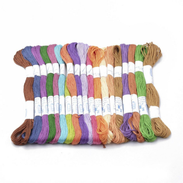 Wholesale 100 Colors High Quality Embroidery Polyester Cross Stitch Sewing Thread