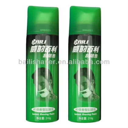 Shaving foam of men care product