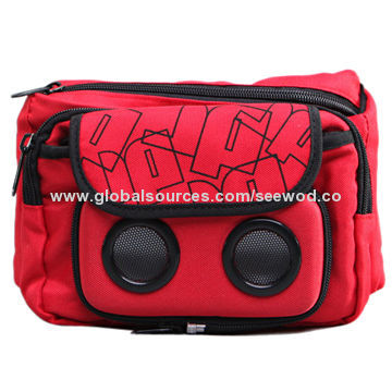 Waist bag with Stereo speaker