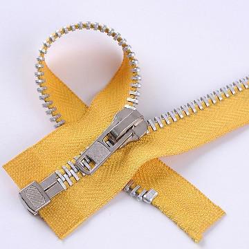 5# metal zipper, open-end,auto-lock