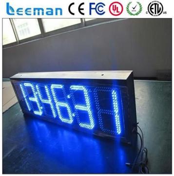 ourdoor time and temperature display led digital interval timer led time display