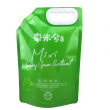 Matériau de qualité alimentaire stérile sans BPA Sac d&#39;emballage de riz de 3 kg