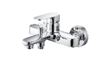 Brass hot and cold water shower faucet