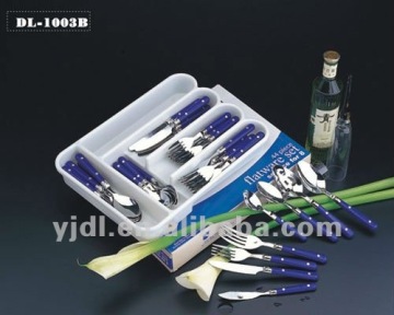 Multi-purpose cutlery kinds of flatwares set